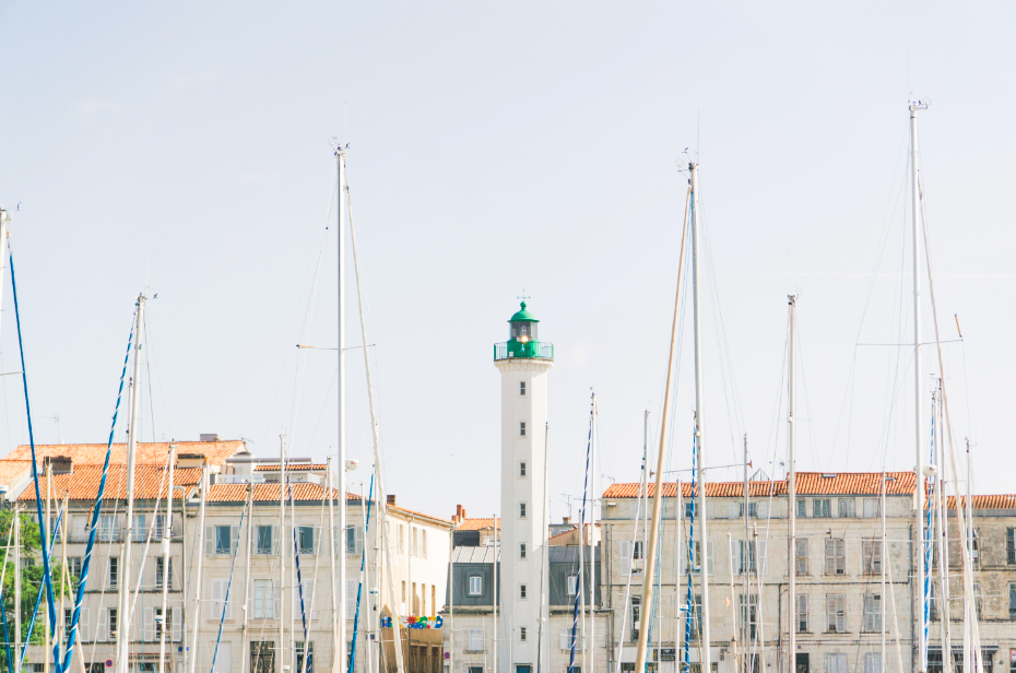 Mats des bâteaux du port de La Rochelle