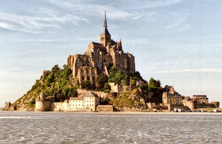 Le Mont Saint Michel, à la frontière entre la Bretagne et la Normandie